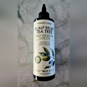 Pharm to Table Scalp Relief Tea Tree Deep Moisture Hair Oil 8oz ~ All Hair Types